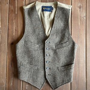 Like New - Small Tweed Chevron Vest - Rugby by Ralph Lauren